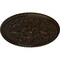 Ekena Millwork Bradford Ceiling Medallion (Fits Canopies up to 6 5/8"), Hand-Painted Bronze, 32 5/8"OD x 2"P CM32BRBZS - alternate 2